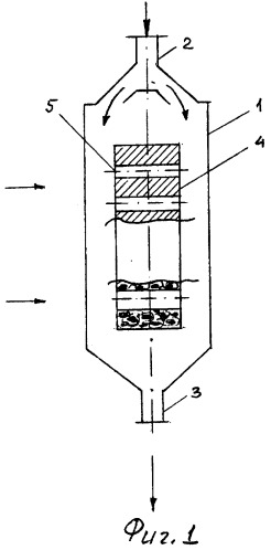 Реактор с блочным катализатором сотовой структуры (патент 2265481)