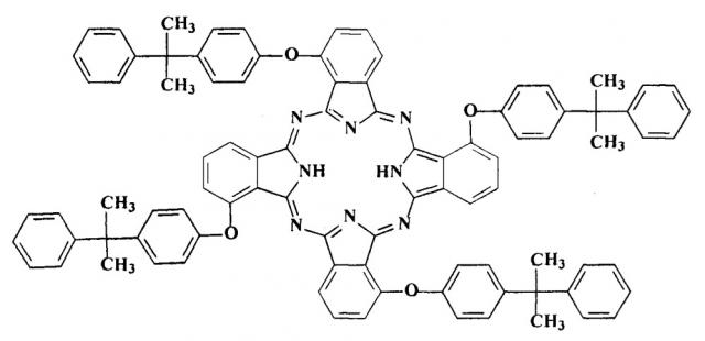 Тетра-4-[4-(1-метил-1-фенилэтил)фенокси]тетра-5-нитрофталоцианины кобальта и никеля (патент 2620270)