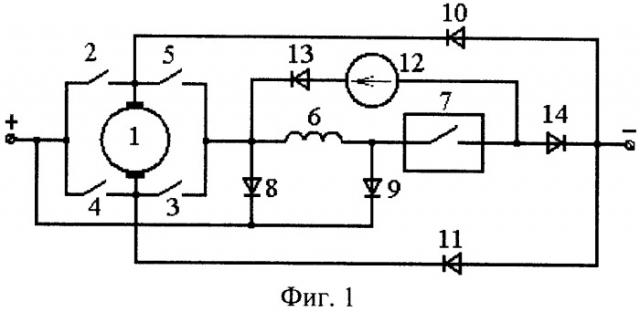 Реверсивный электропривод постоянного тока с двигателем последовательного возбуждения (патент 2323516)