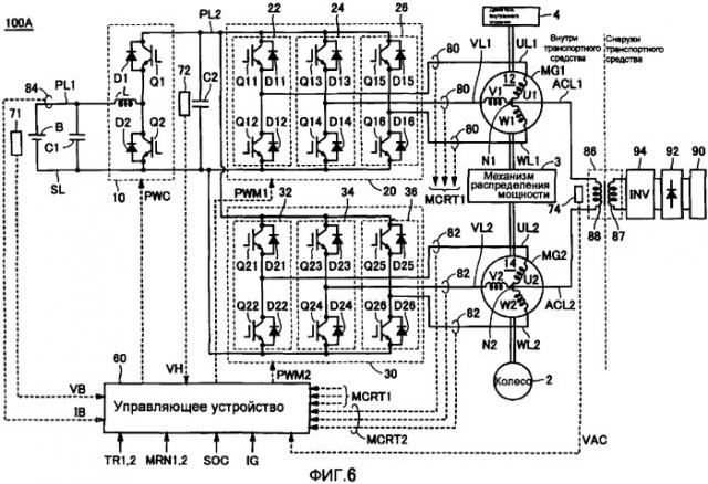 Устройство управления зарядкой и транспортное средство с электрическим приводом (патент 2354026)