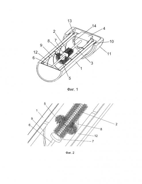 Контейнер с тушью для ресниц с дозирующим щеточным кольцом. (патент 2604306)