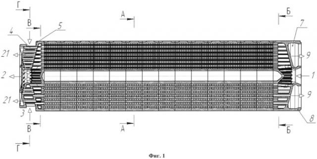 Матричный керамический воздухоподогреватель (вп) (патент 2484386)
