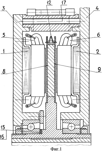 Двухпакетный торцевой генератор (патент 2312445)