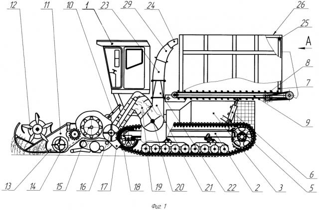 Машина полевая гусеничная (патент 2646639)