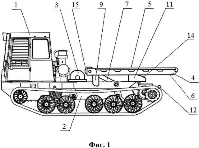Гусеничное транспортное средство (патент 2656789)