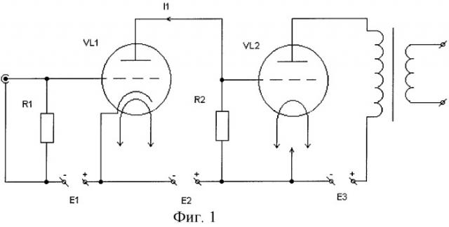 Ламповый усилитель с непосредственной связью между каскадами (патент 2258299)