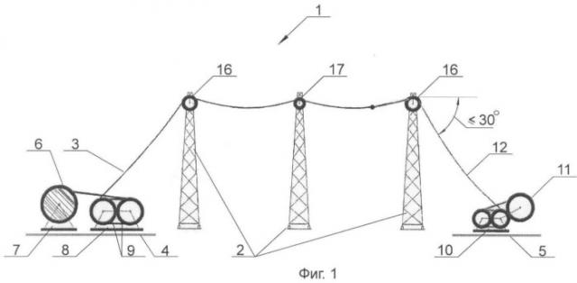 Воздушная линия электропередачи и способ реконструкции воздушной линии электропередачи (патент 2461938)