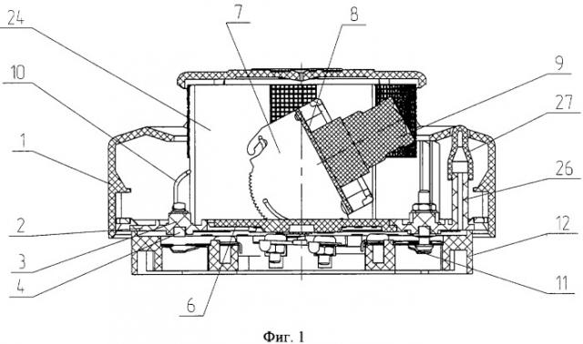 Телевизионная камера в корпусе извещателя пожарного дымового (патент 2321070)