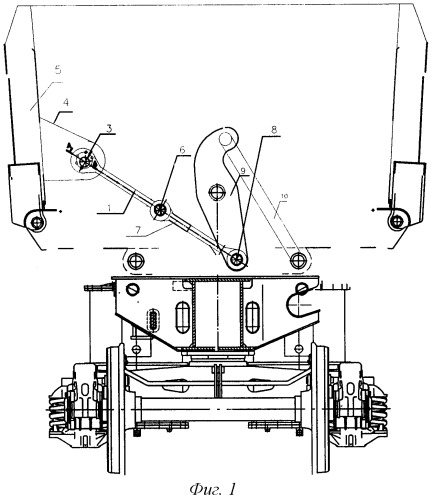 Саморазгружающийся вагон типа думпкар (патент 2521074)