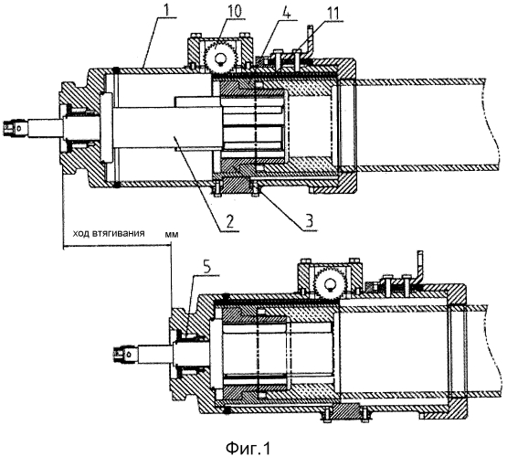 Телескопический механизм в телескопическом прицепном буферном устройстве для использования в высокоскоростных электрических мотор-вагонных составах (патент 2581409)
