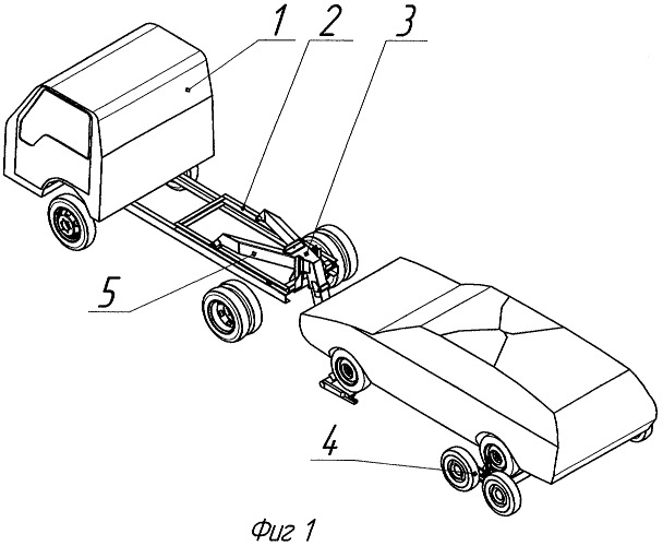 Устройство для буксировки автомобилей (патент 2283242)
