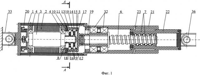 Электромеханический линейный привод (патент 2522646)