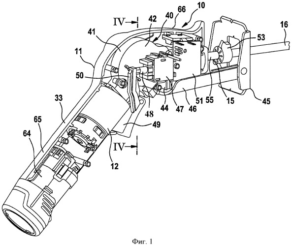 Ручная машина, прежде всего электропила (патент 2450896)