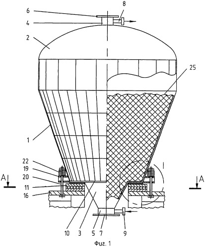 Реактор установки замедленного коксования (патент 2426764)