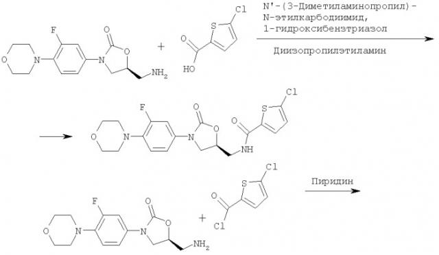 Комбинированная терапия с помощью замещенных оксазолидинонов (патент 2321407)
