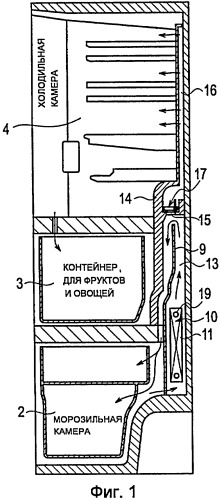 Холодильник (патент 2395762)