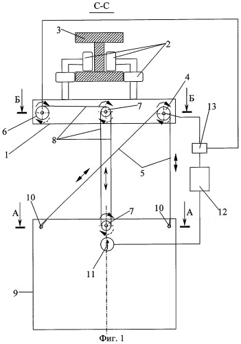 Устройство для подъема и транспортирования контейнеров (патент 2285657)