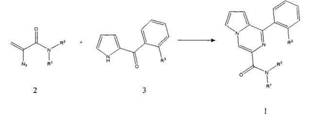 1-арилпирроло[1,2-a]пиразин-3-карбоксамиды с нейропсихотропной активностью (патент 2572076)