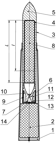 Патрон для снайперского оружия (патент 2552406)