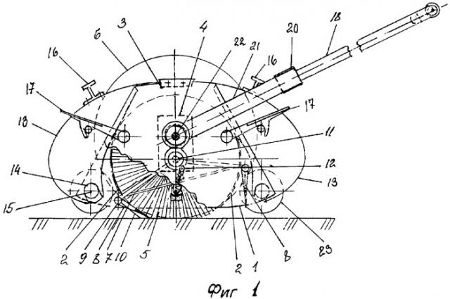 Мусороуборочное устройство (патент 2378449)