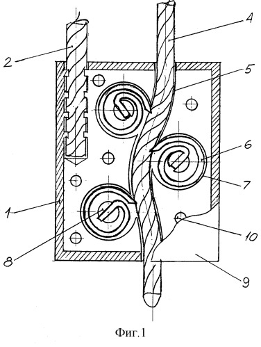 Тросовое запорно-пломбировочное устройство (патент 2251634)
