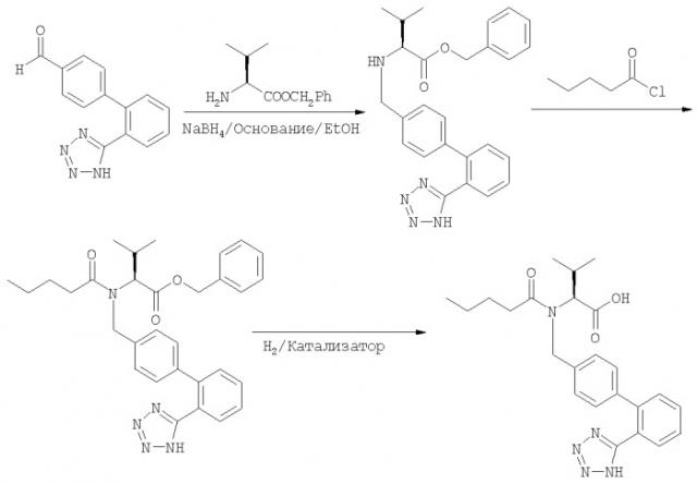 Способ получения валсартана (патент 2348619)