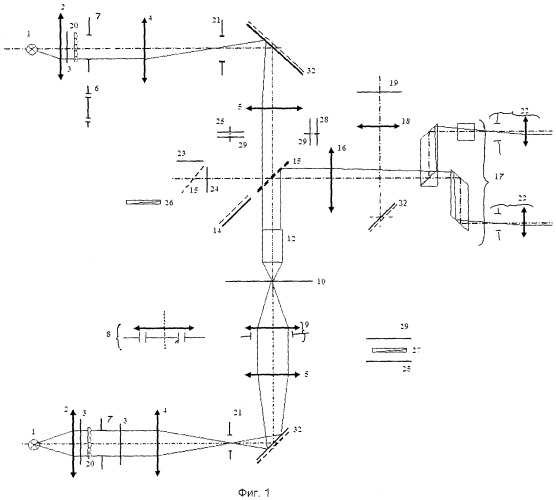 Микроскоп проходящего и отраженного света (патент 2419114)