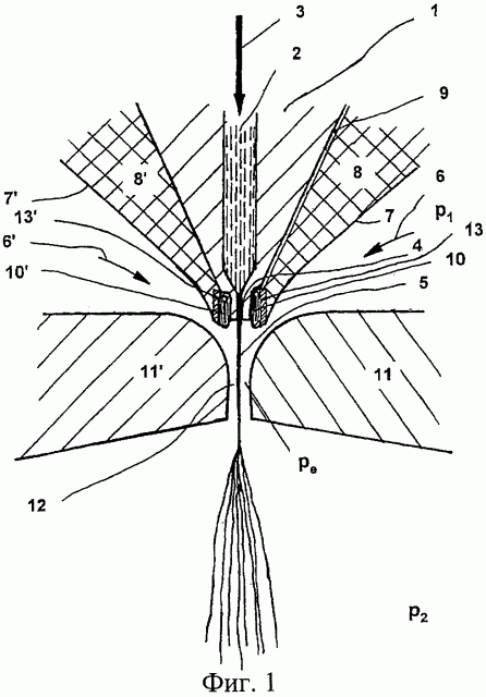 Способ и устройство для изготовления по существу бесконечных тонких нитей (патент 2265089)