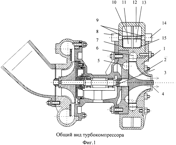 Турбокомпрессор с регулируемым наддувом (патент 2581506)