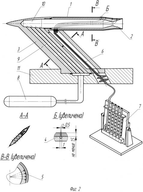 Аэродинамическая модель летательного аппарата для исследования распределения давления по поверхности в аэродинамических испытаниях с имитацией струй кормового реактивного двигателя (патент 2601532)