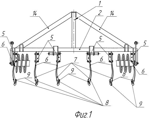 Почвообрабатывающее орудие (патент 2359440)
