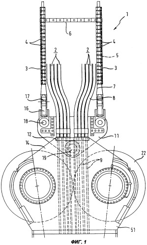 Ленточное устройство снабжения и эксплуатации (патент 2345196)