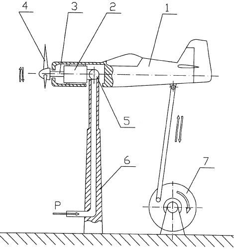 Способ определения демпфирующих свойств моделей самолетов с винтовыми движителями (патент 2344397)