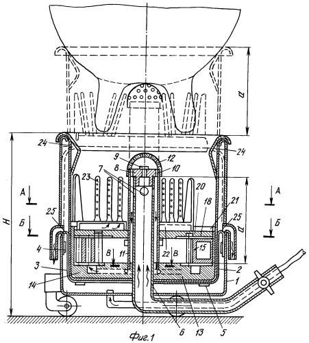 Вымямоечное устройство янсуфина н.р. (патент 2275795)