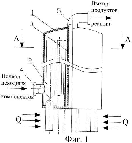 Конвертор для осуществления каталитических газохимических реакций (патент 2480272)