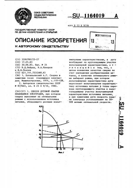 Способ дуговой сварки плавящимся электродом (патент 1164019)