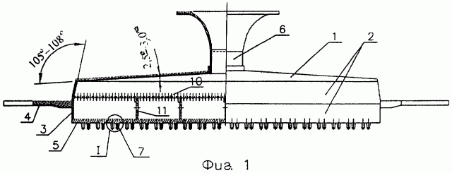 Фильерный питатель для выработки волокна из горных пород (патент 2261845)