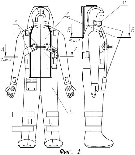 Конструкция распаха для гидротермокостюма гткс-р (патент 2286916)