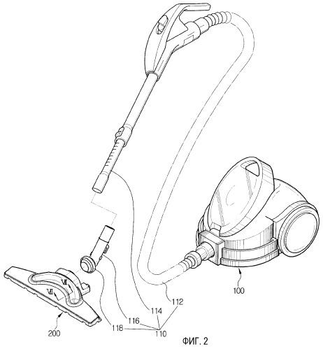 Узел всасывающего отверстия и пылесос с таким узлом (патент 2281680)
