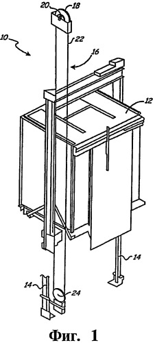 Узел регулирования движения кабины лифта (варианты) (патент 2470851)
