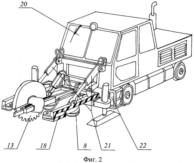 Навесной блок путевой машины для деформации рельсов (патент 2601080)