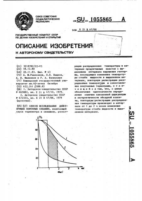 Способ исследования действующих нефтяных скважин (патент 1055865)