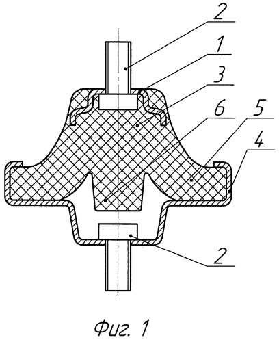 Виброизолирующая опора силового агрегата (патент 2493452)