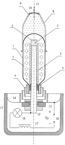 Способ создания реактивной тяги, ракета на жидком топливе и пускозарядное устройство для его осуществления (варианты) (патент 2439359)