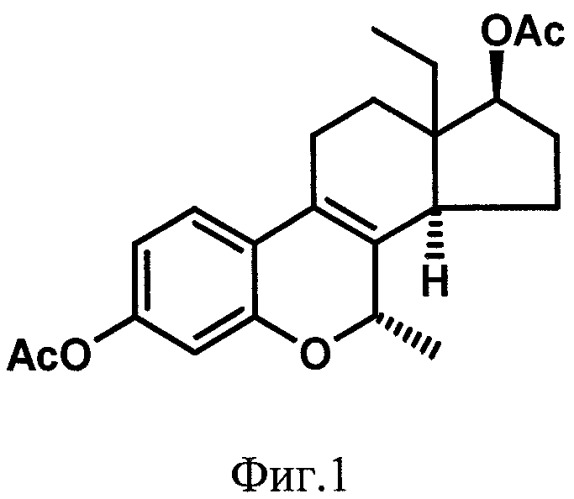 Диацетат рацемического 3,17 -дигидрокси-7 ,18-диметил-6-оксаэстра-1,3,5( 10 ),8(9)-тетраена, обладающий остеопротекторным, гипохолестеринемическим и антиоксидантным действием (патент 2422455)