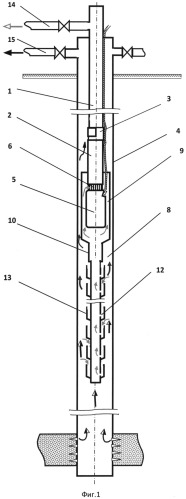 Установка для внутрискважинного разделения нефти от воды (патент 2531976)