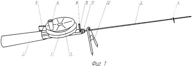 Удочка для подледного лова рыбы (патент 2337542)