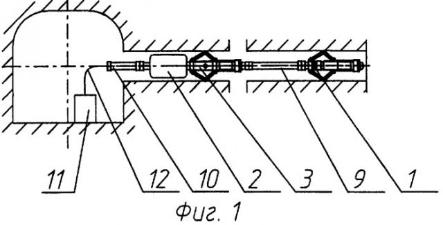 Устройство для определения деформации массива горных пород по оси скважины (патент 2364721)