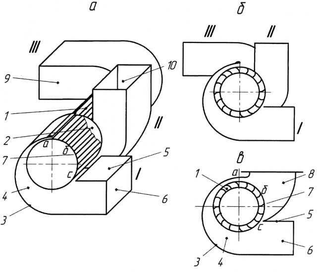Диаметральный вентилятор для работы в разветвленной всасывающей сети (патент 2629739)