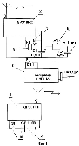 Способ и устройство отбора проб воздуха для последующего анализа газообразных или аэрозольных примесей (патент 2298776)